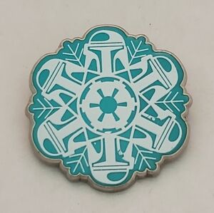 Disney Pin Trading Star Wars Boba Fett Snowflake Collection Pin 2016